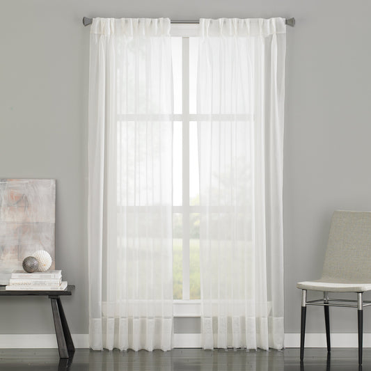 Vorhangarbeiten Soho Voile Pinch Pleat Fenstervorhang