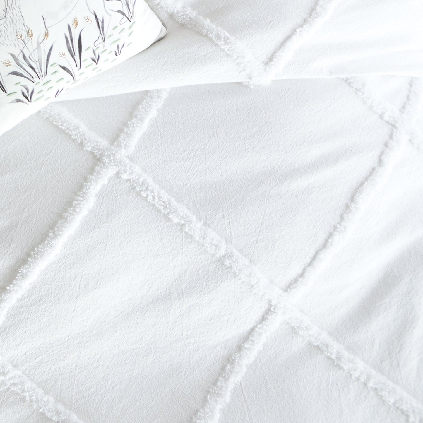 Peri Home Chenille Lattice Comforter Bettwäsche Sammlung