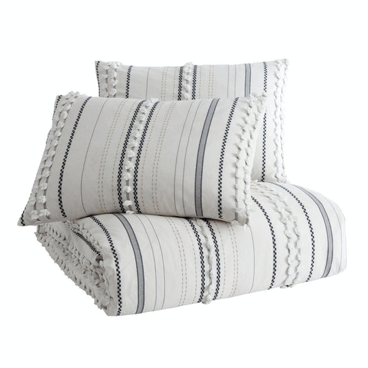 Peri Home Yarn Dyed Dot Stripe Komfortset