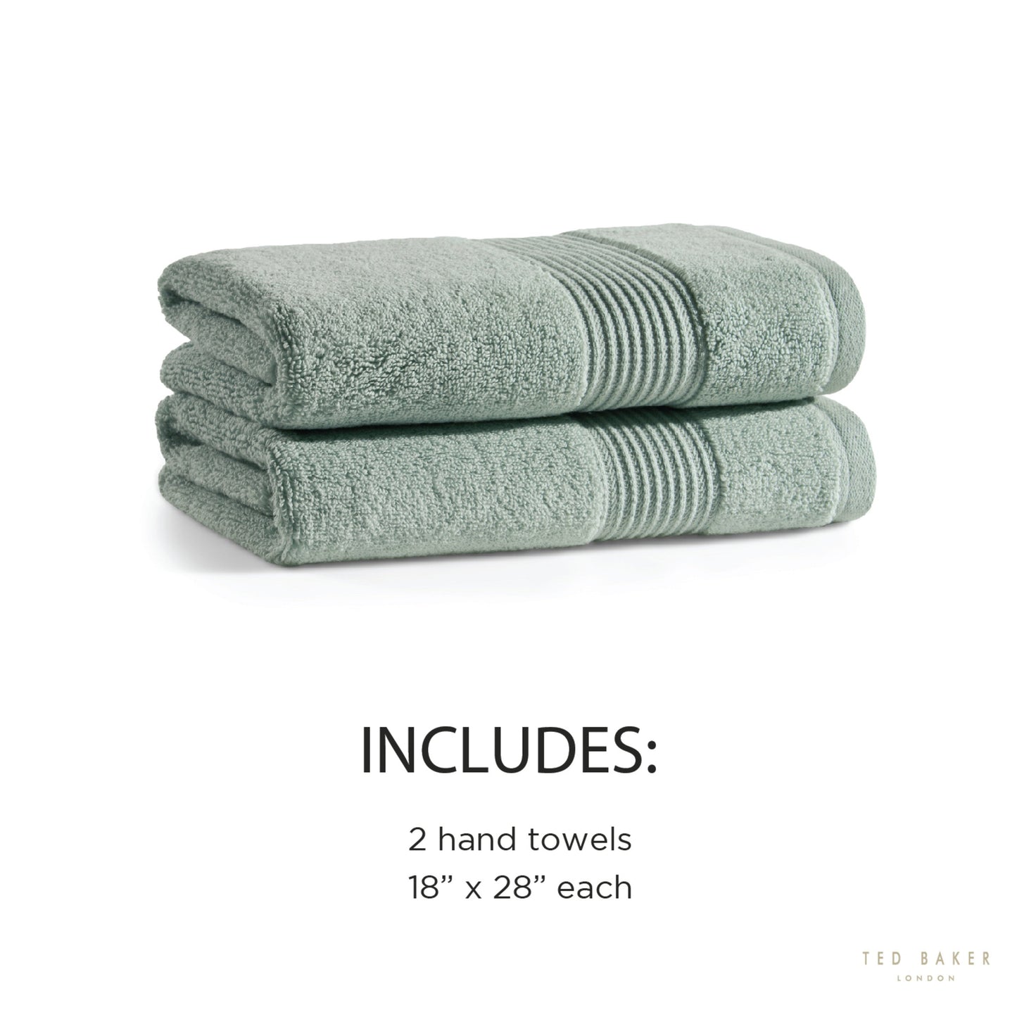 Ted Baker Solid 2-teiliges Handtuch-Set