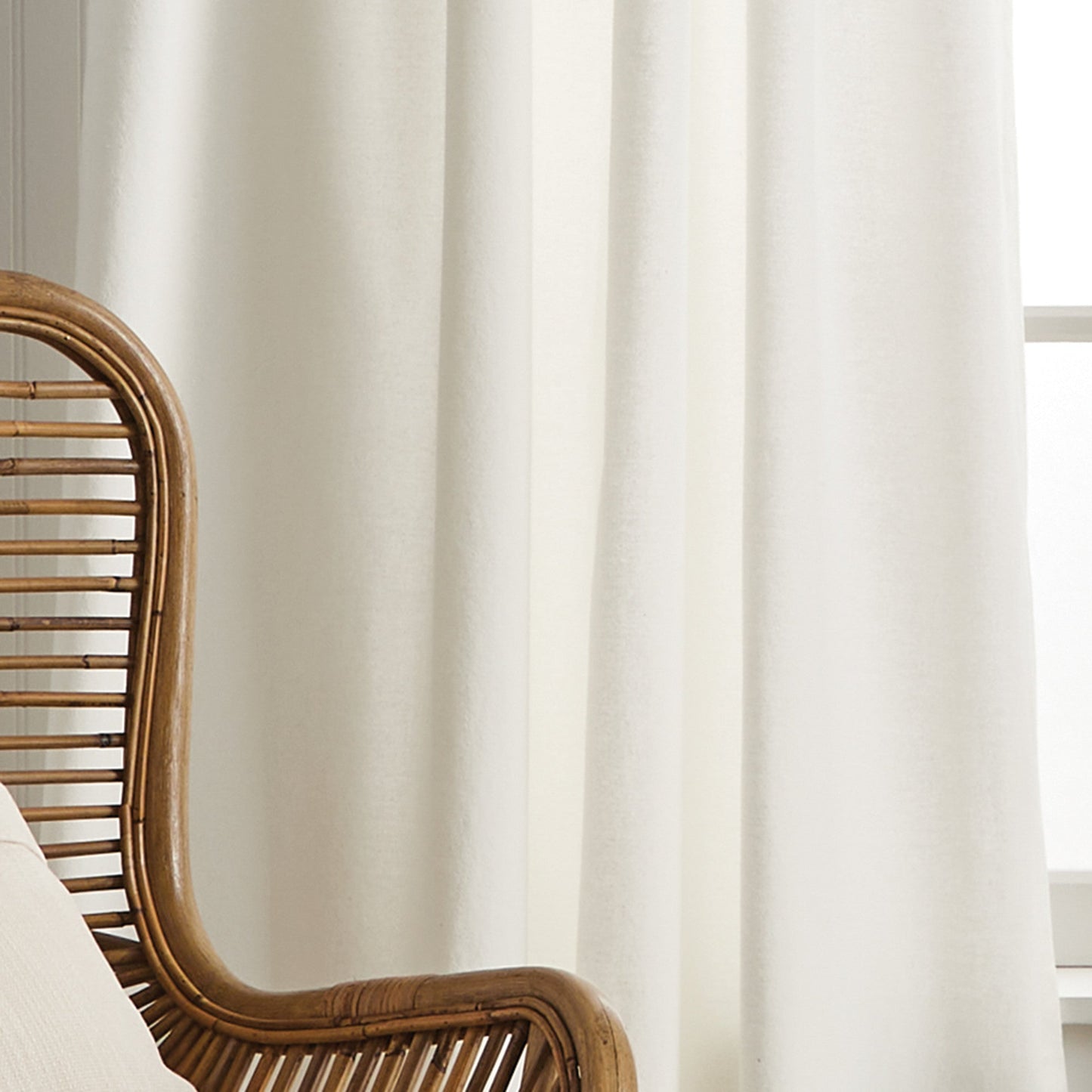 Martha Stewart Water's Edge Tufted Curtain Panel Paare