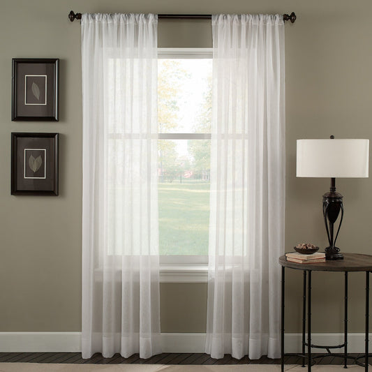 Vorhangwerke Trinity Crinkle Voile Fenstervorhang
