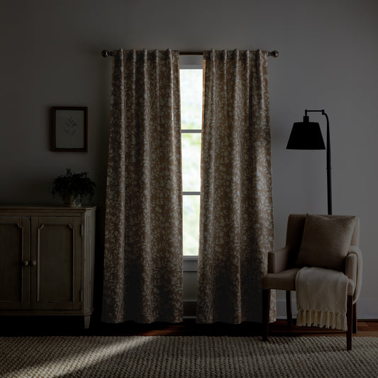 Martha Stewart Amelia Blackout Curtain, Set von 2 Panels