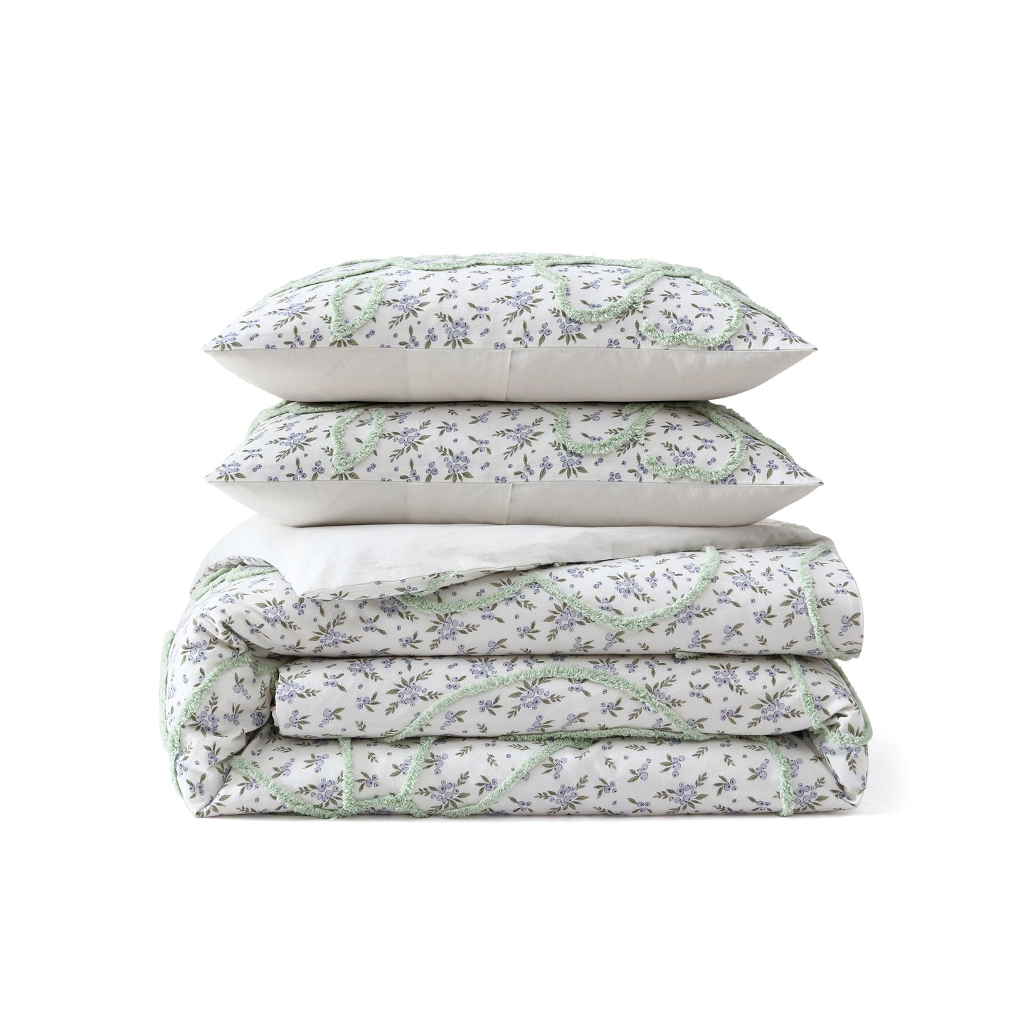 Peri Home Blaubeer-Chenille-Duvet-Set