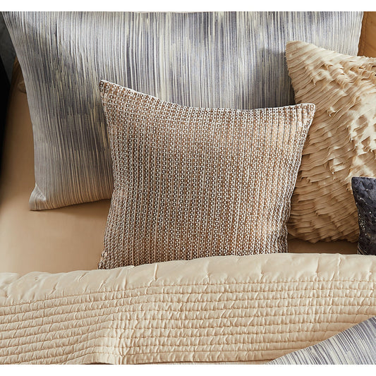 Donna Karan Home Kupfer Pailletten Dekorative Kissen