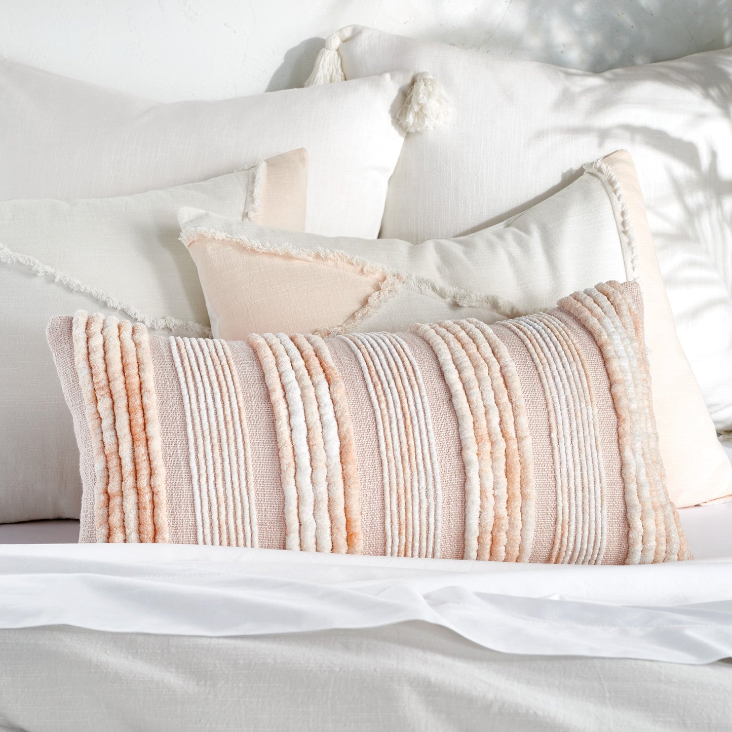 Peri Home Colorblock Fringe Comforter Set
