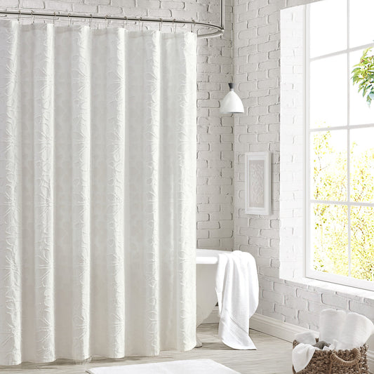 Peri Home Geklappter Blumenduschenvorhang