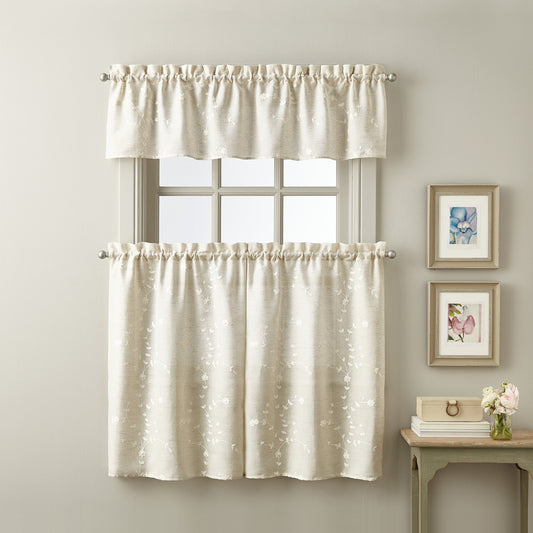 Curtainworks Lynette Tier & Valance Separates