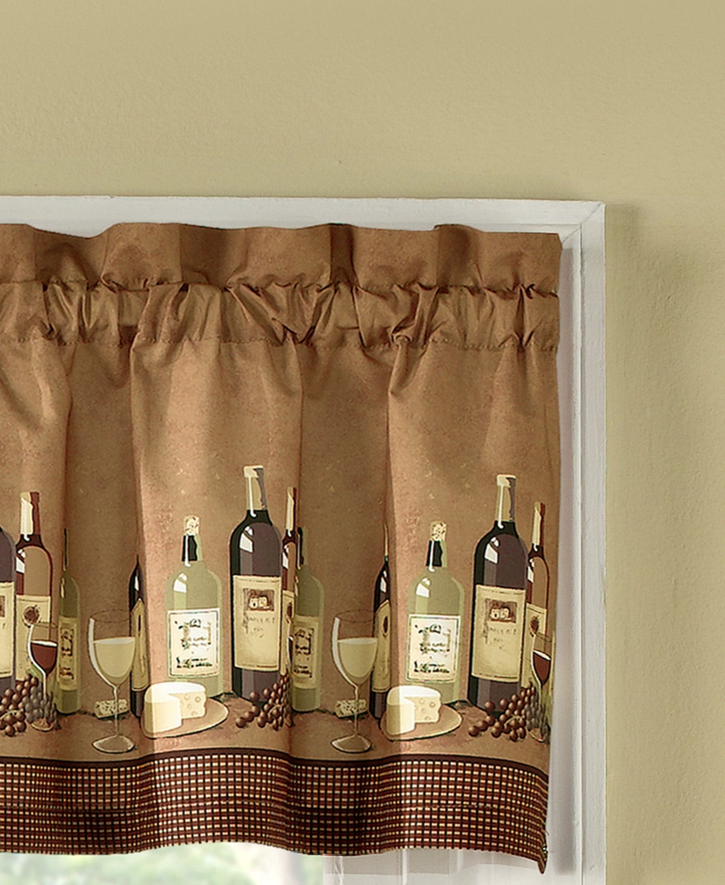 Curtainworks Weine Valance & Tier 3pc Set