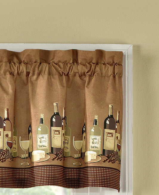 Curtainworks Weine Valance & Tier 3pc Set