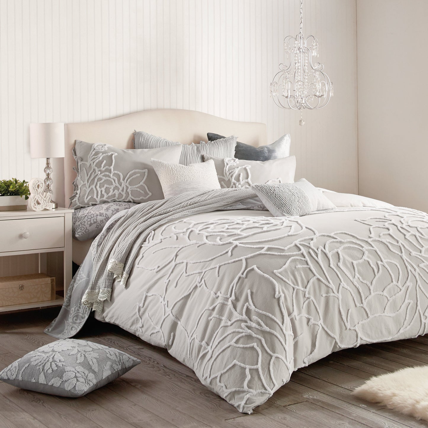 Peri Home Chenille Rose Comforter Set