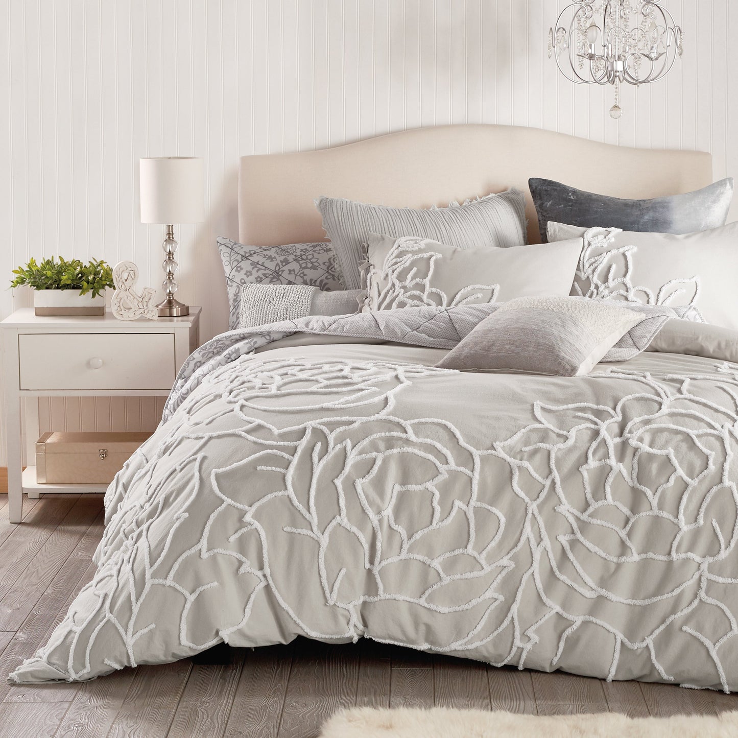 Peri Home Chenille Rose Comforter Set