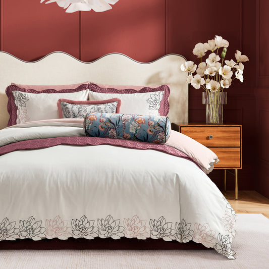Ted Baker Magnolia Stickerei Duvet Set
