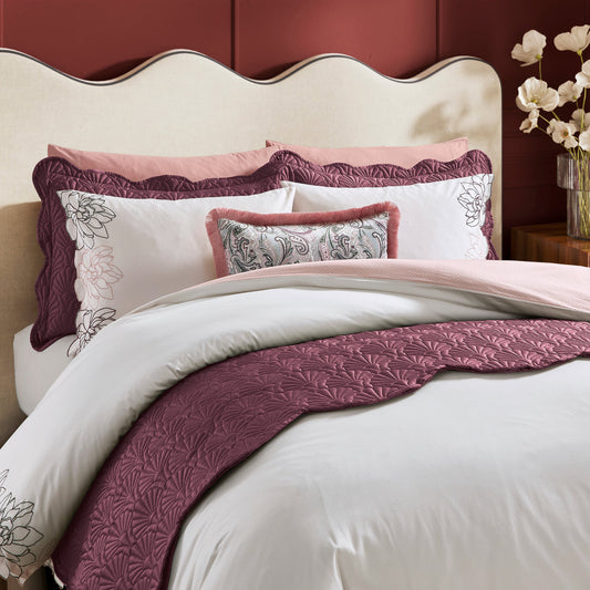 Ted Baker Magnolia Stickerei Duvet Set