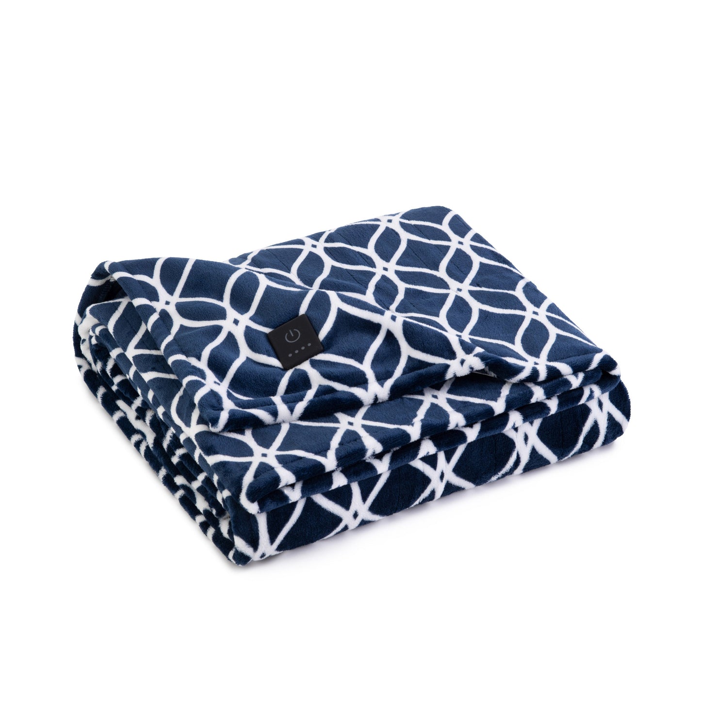 Brookstone Gedruckter Cozy Heated Plüschwurf