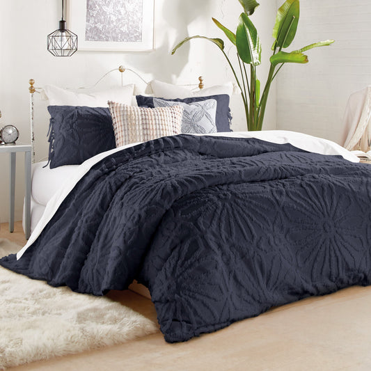 Peri Home Chenille Medallion Duvet Set