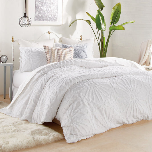 Peri Home Chenille Medallion Duvet Set