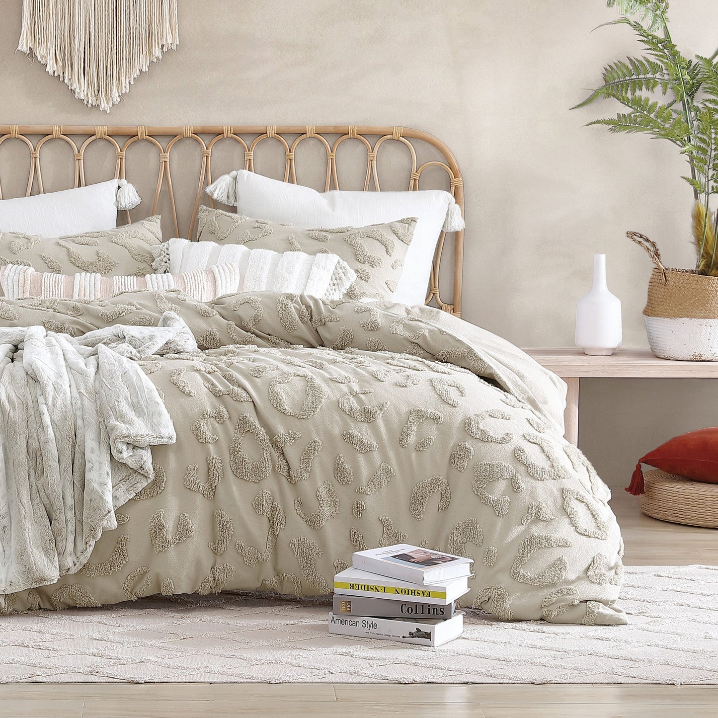 Peri Home Chenille Leopard Comforter Set