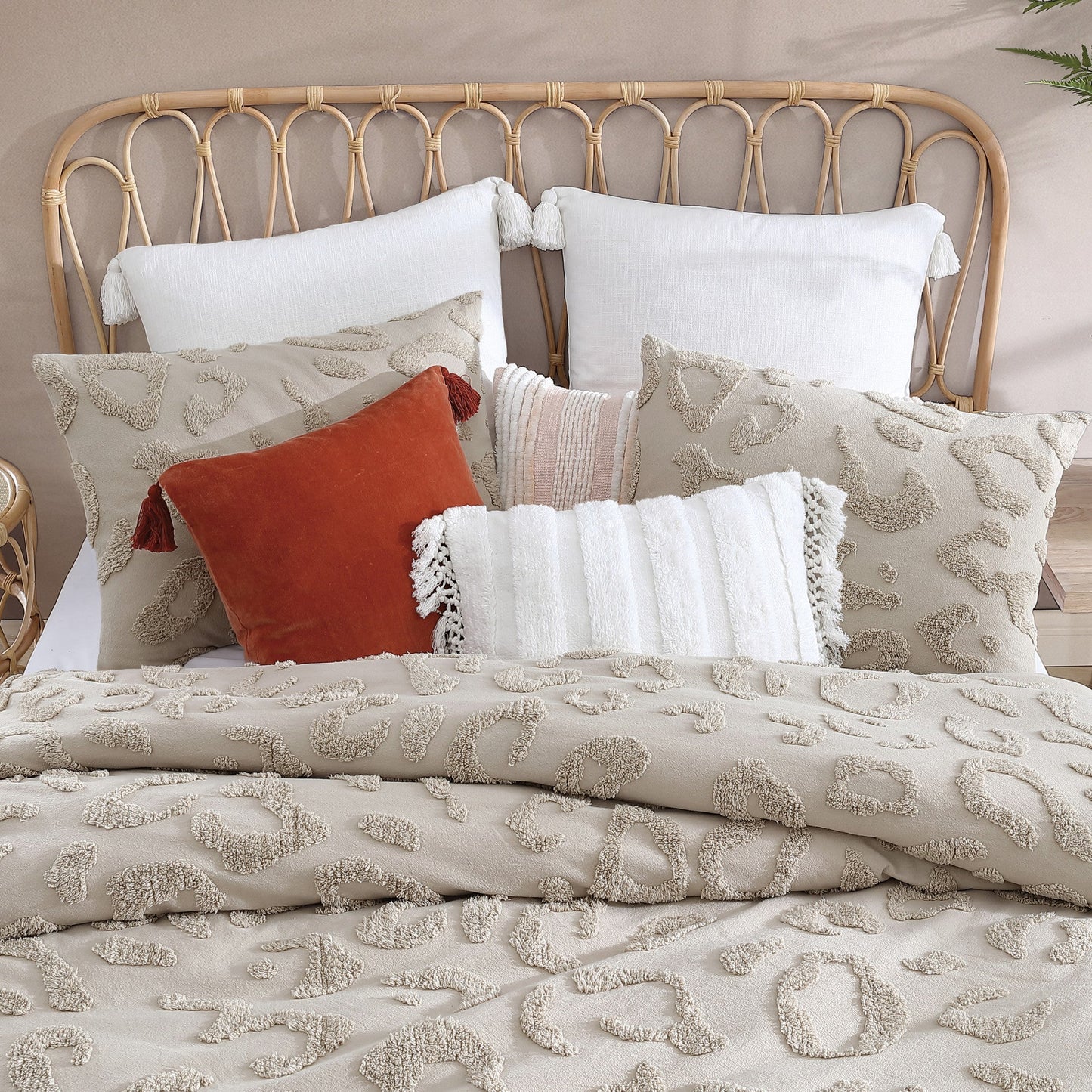 Peri Home Chenille Leopard Comforter Set