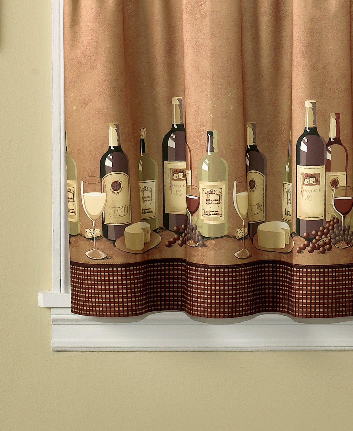 Curtainworks Weine Valance & Tier 3pc Set