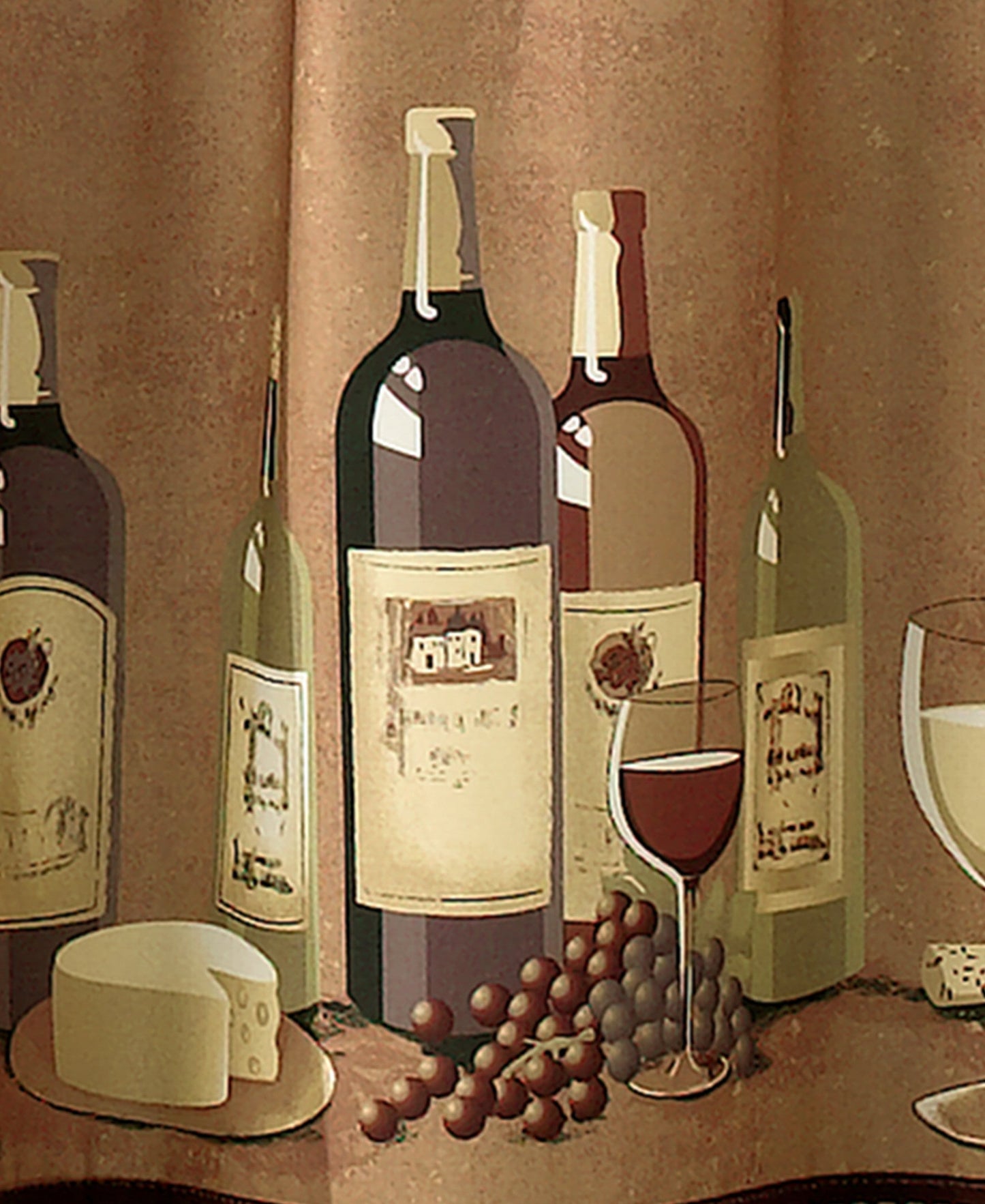 Curtainworks Weine Valance & Tier 3pc Set