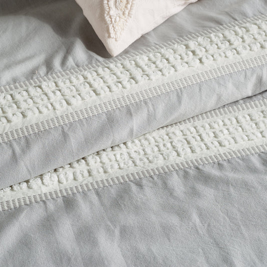Peri Home Tufted Dot Stripe Comforter Bettwäsche Sammlung