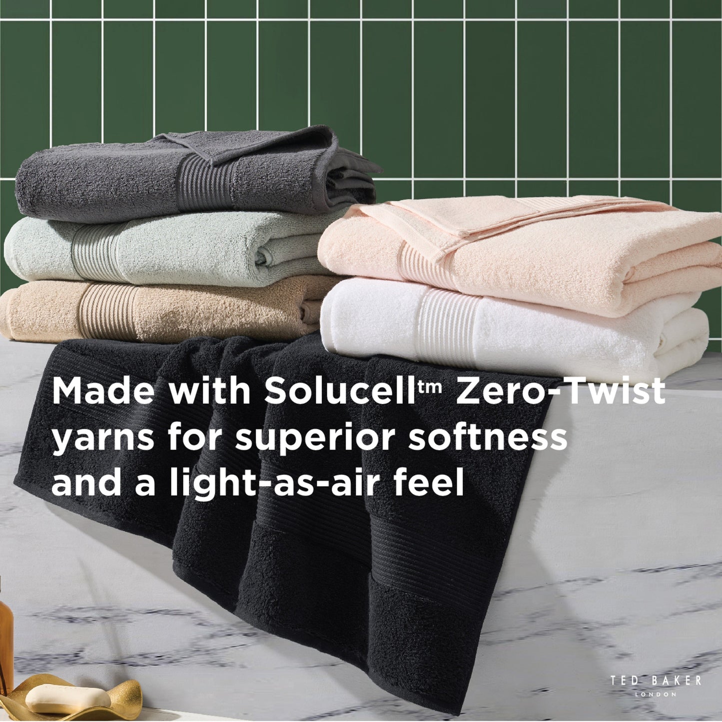 Ted Baker Solid 2-teiliges Handtuch-Set