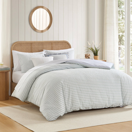 Peri Home Seersucker Stripe Comforter Set