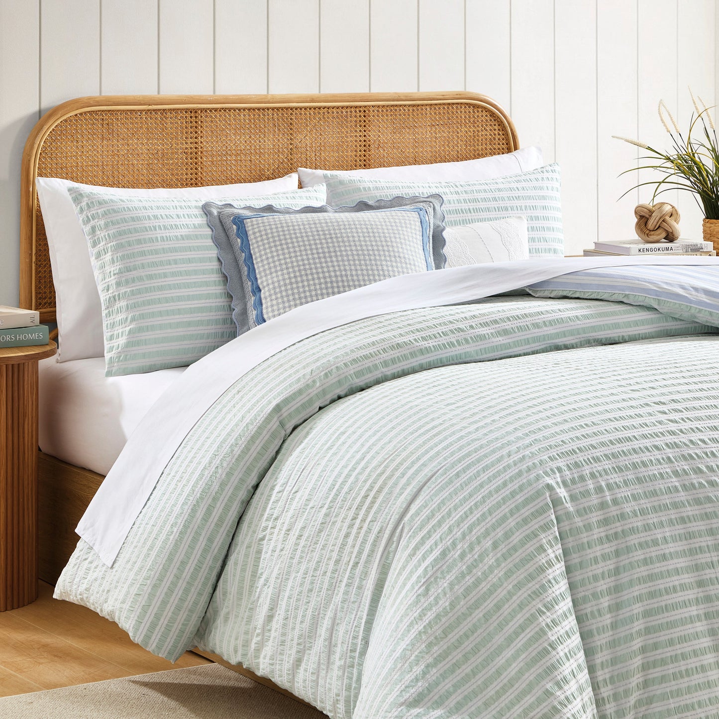 Peri Home Seersucker Stripe Comforter Set