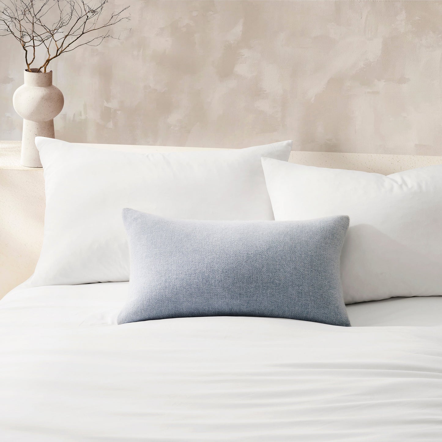 DKNY PURE Faux Cashmere Dekoratives Kissen