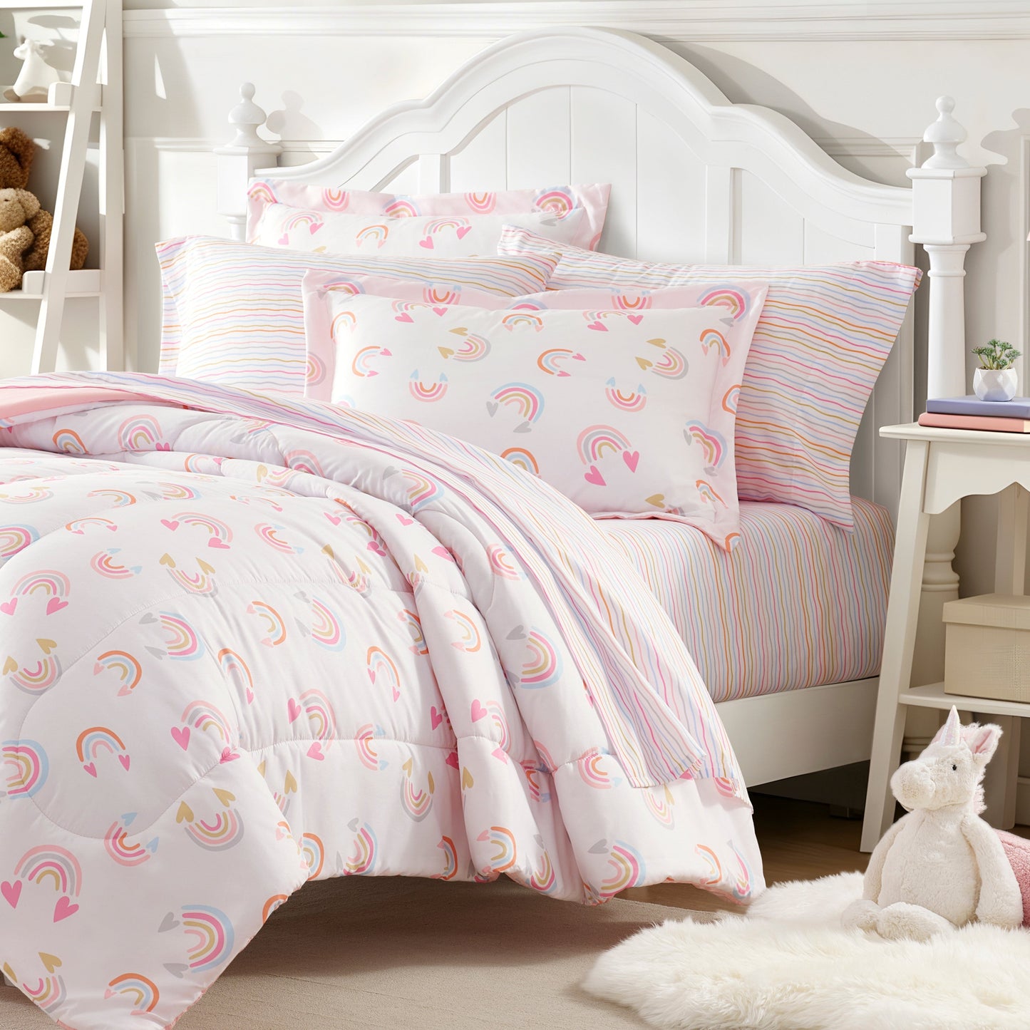 Dream Factory Lucky Hearts Bett in einer Tasche Set