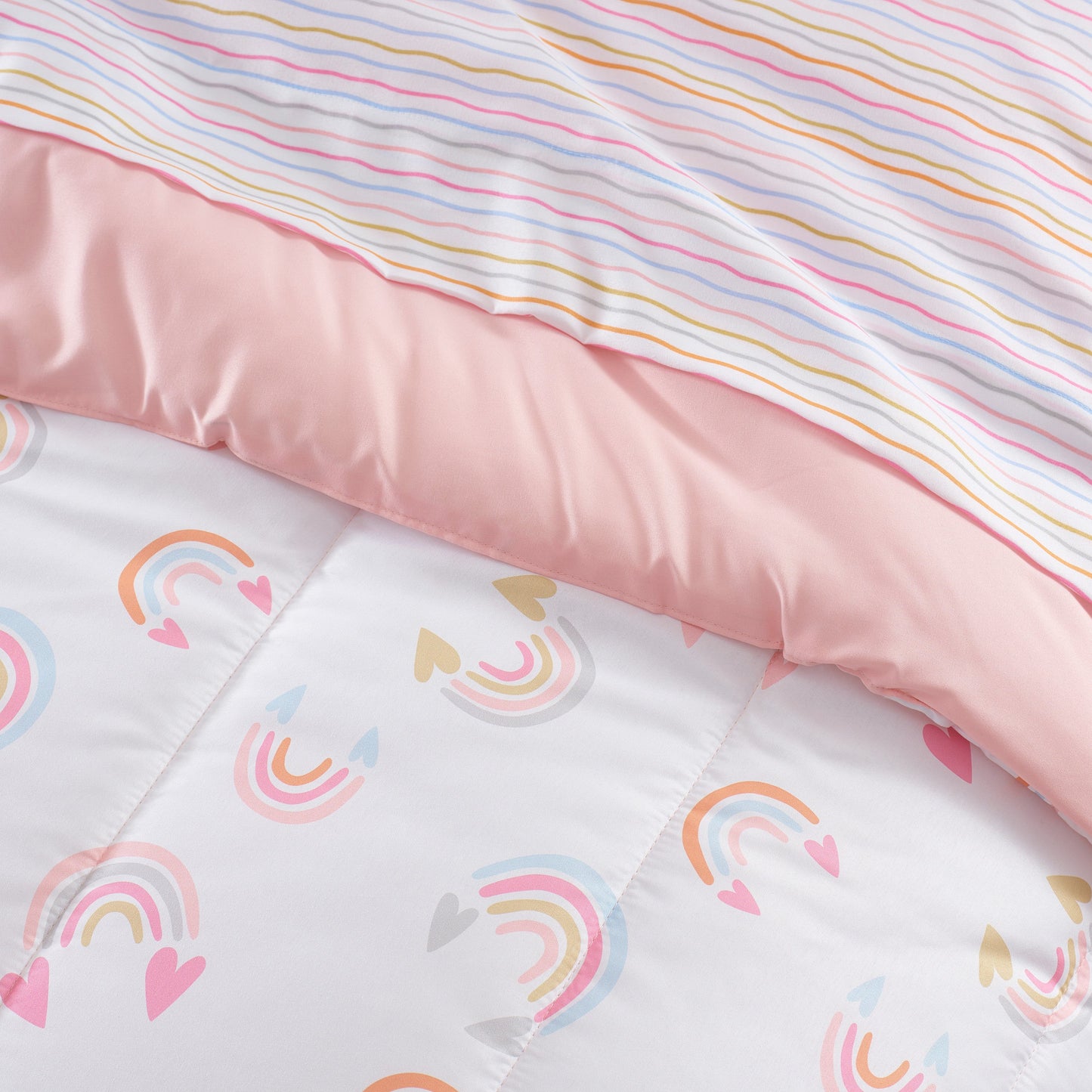 Dream Factory Lucky Hearts Bett in einer Tasche Set