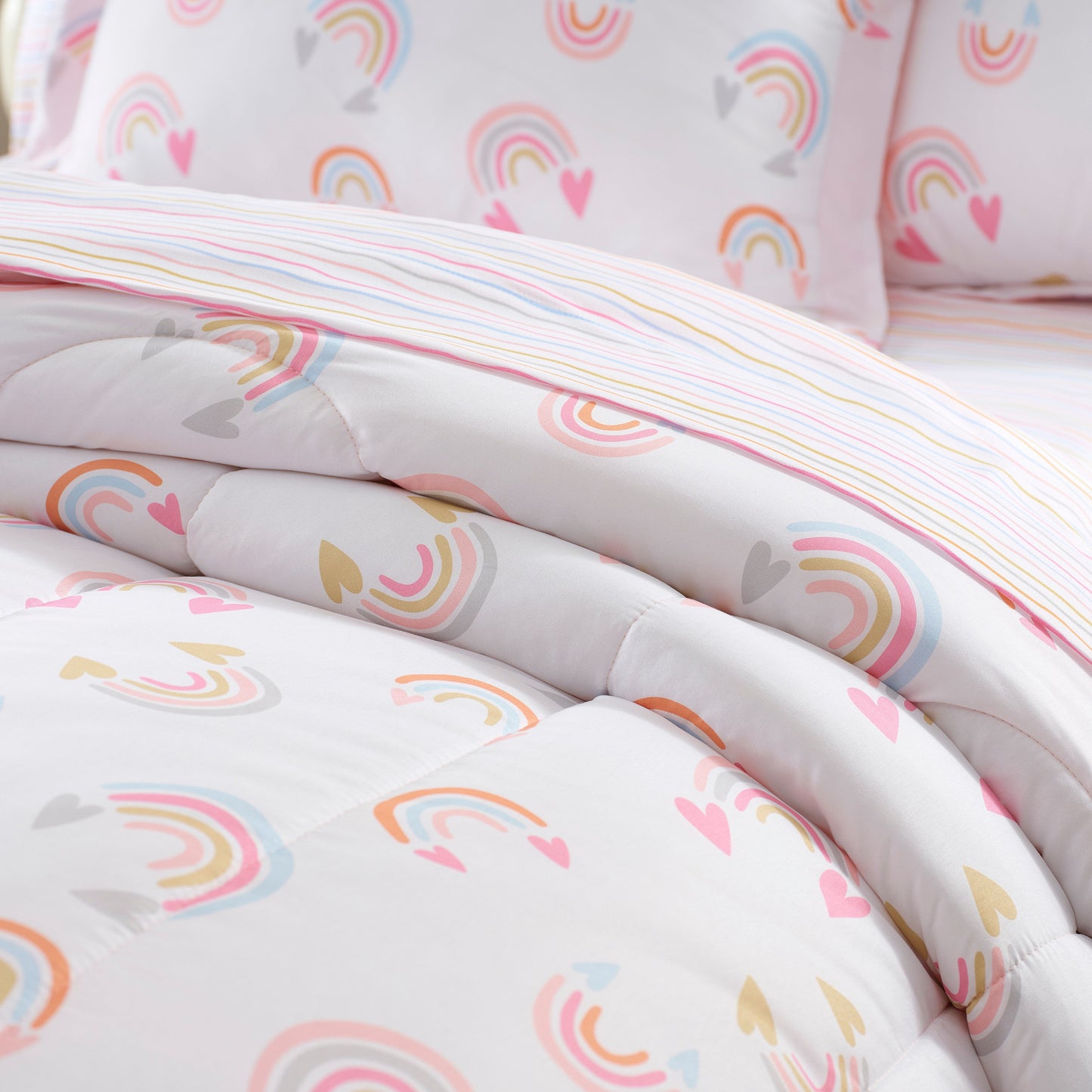 Dream Factory Lucky Hearts Bett in einer Tasche Set