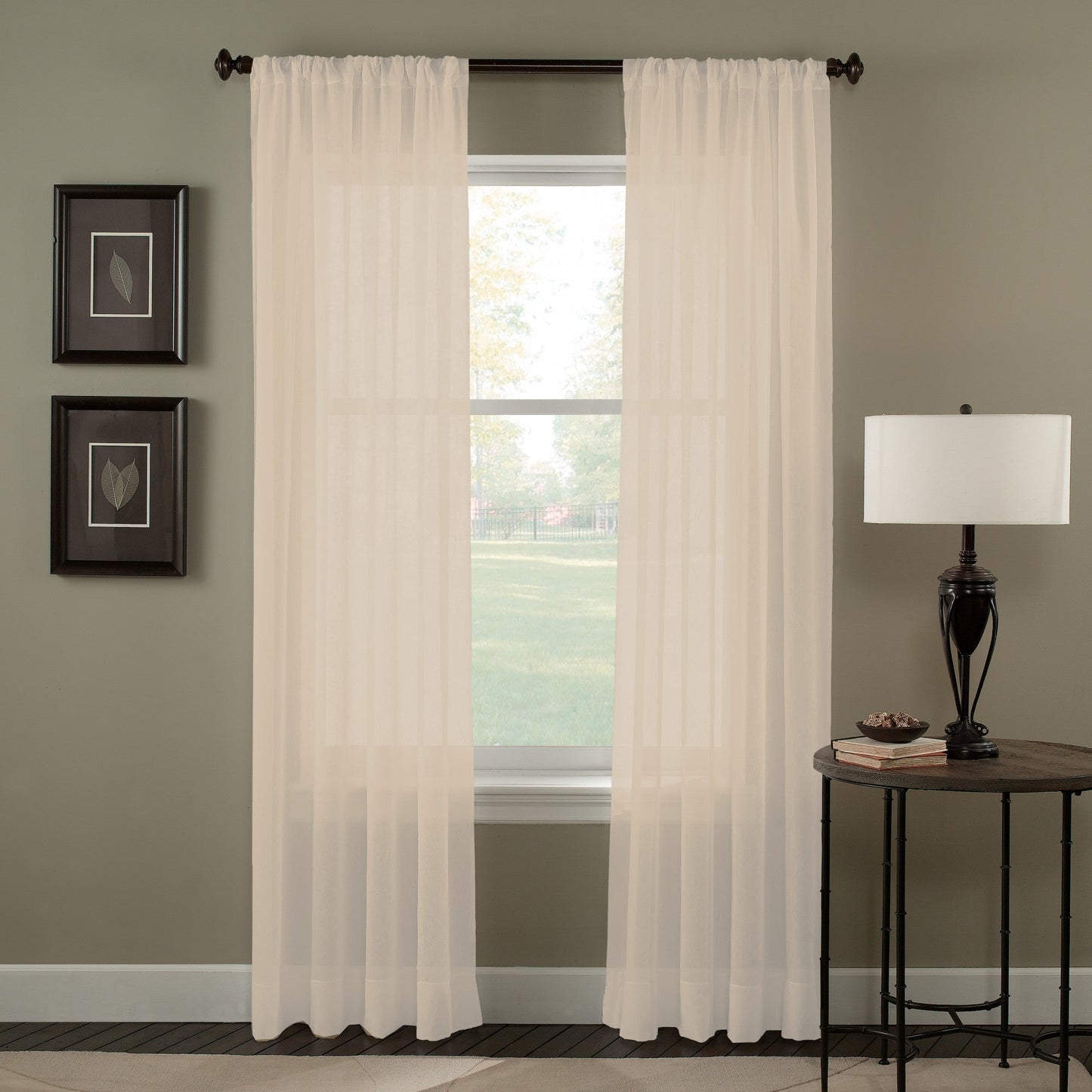 Vorhangwerke Trinity Crinkle Voile Fenstervorhang