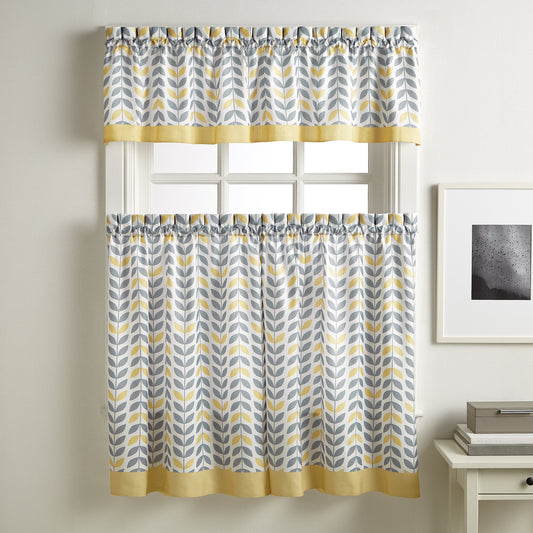 Curtainworks Savannah Eyelet Tier & Valance Separates
