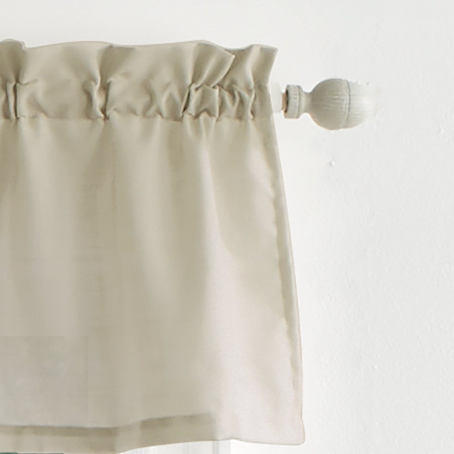 Martha Stewart Bedford Woven Plaid Valance & Tier 3pc Set