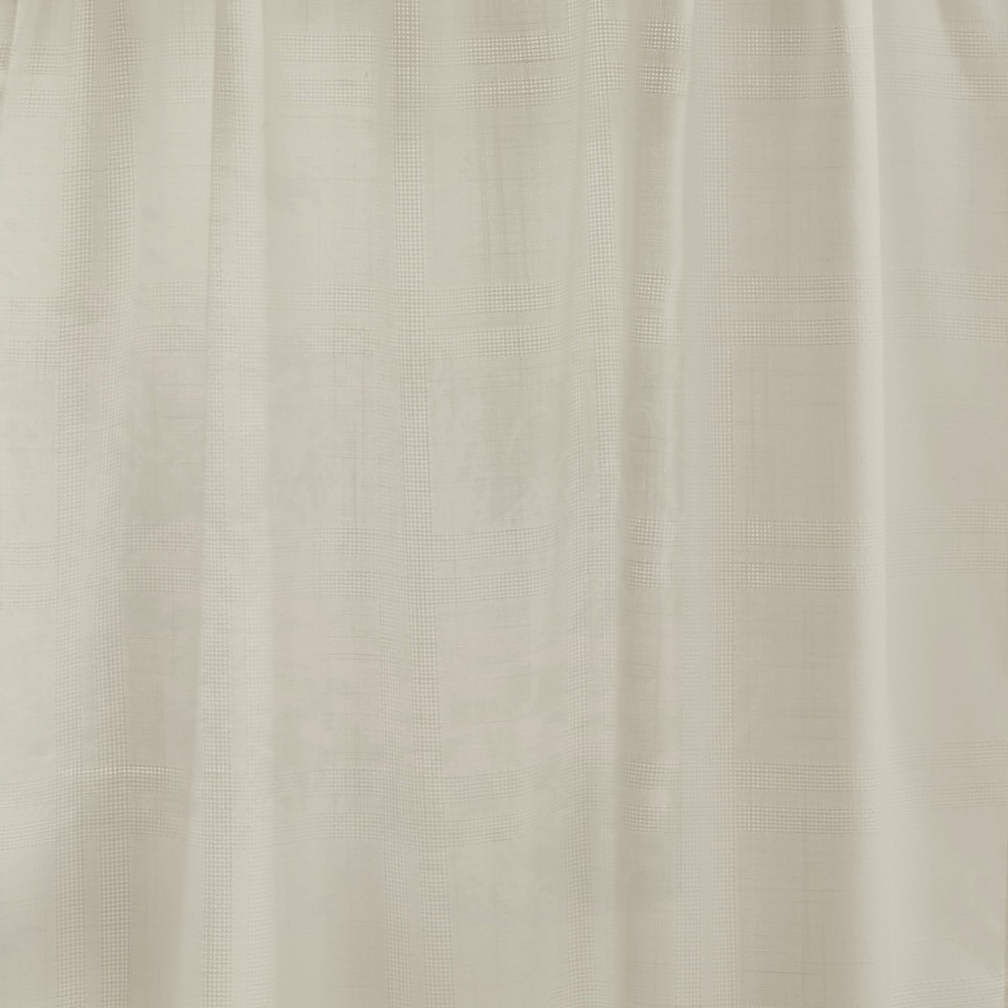 Martha Stewart Bedford Woven Plaid Valance & Tier 3pc Set