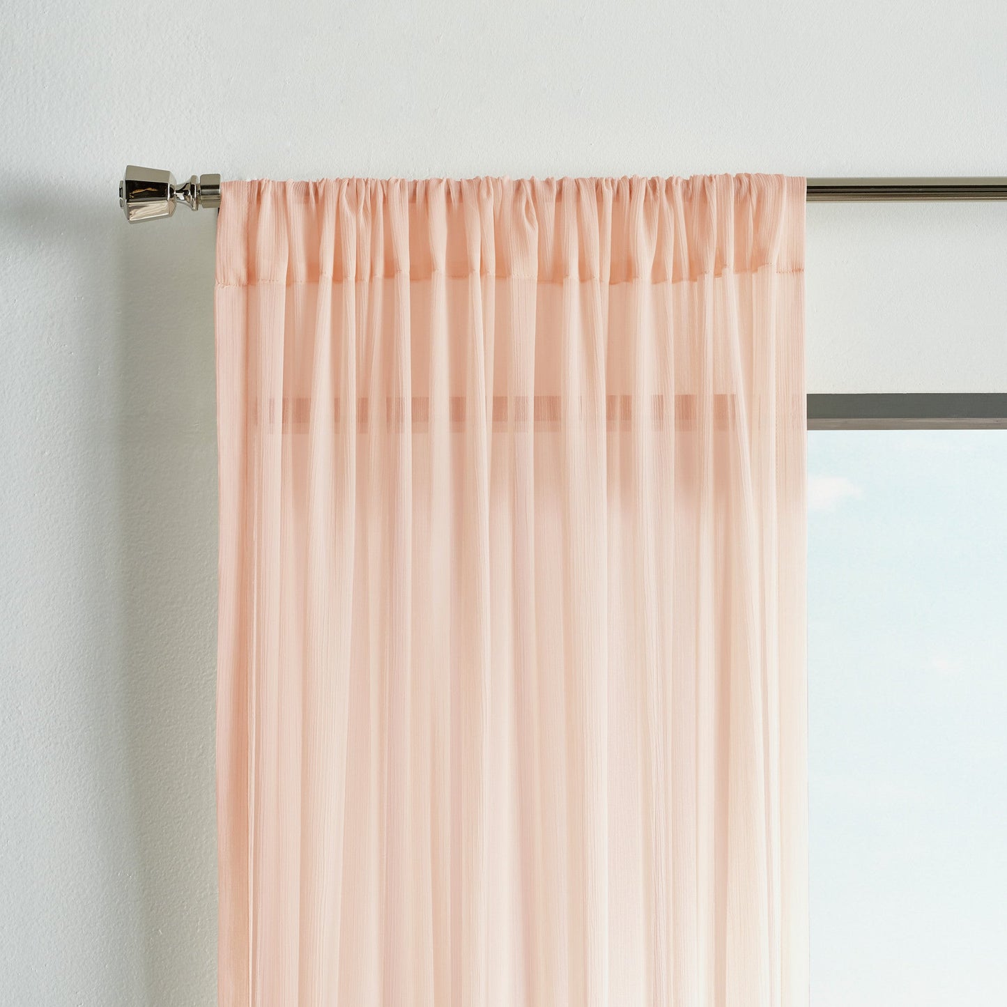 Martha Stewart Glacier Sheer, Set von 2 Panels