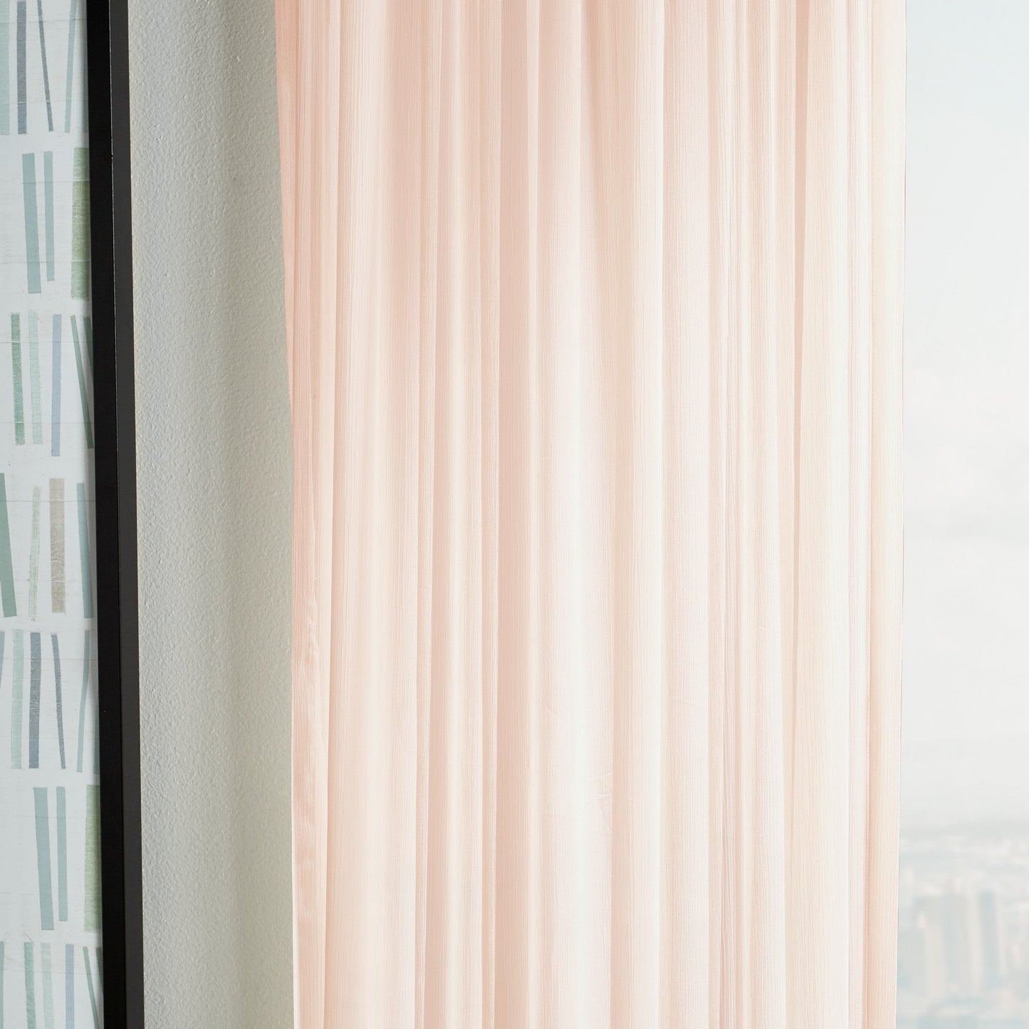 Martha Stewart Glacier Sheer, Set von 2 Panels