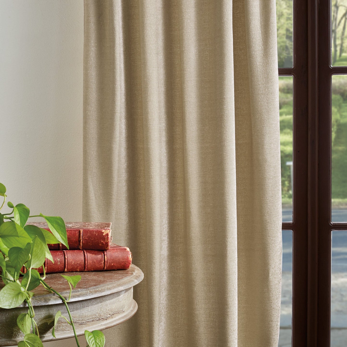 Martha Stewart Naples Chenille Curtain Panel Paar