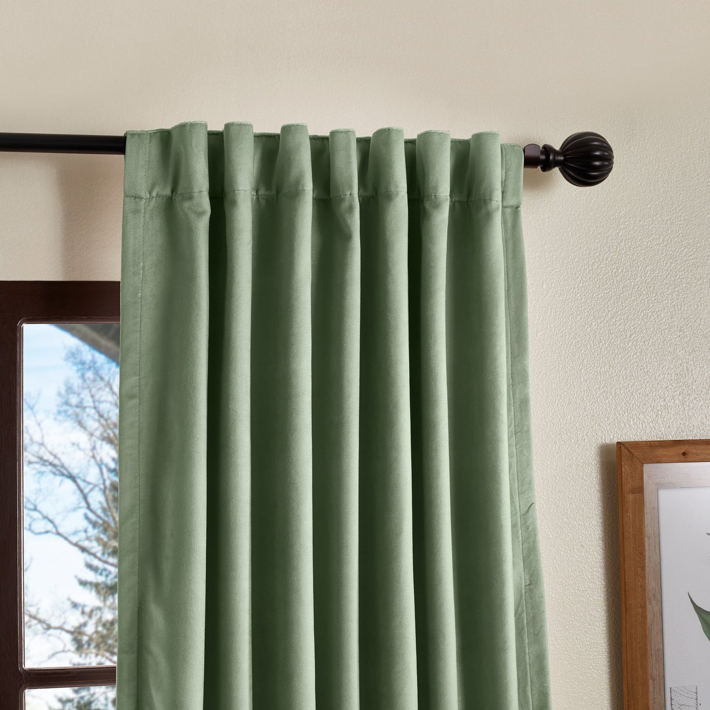 Martha Stewart Lucca Velvet Blackout Curtain Panel