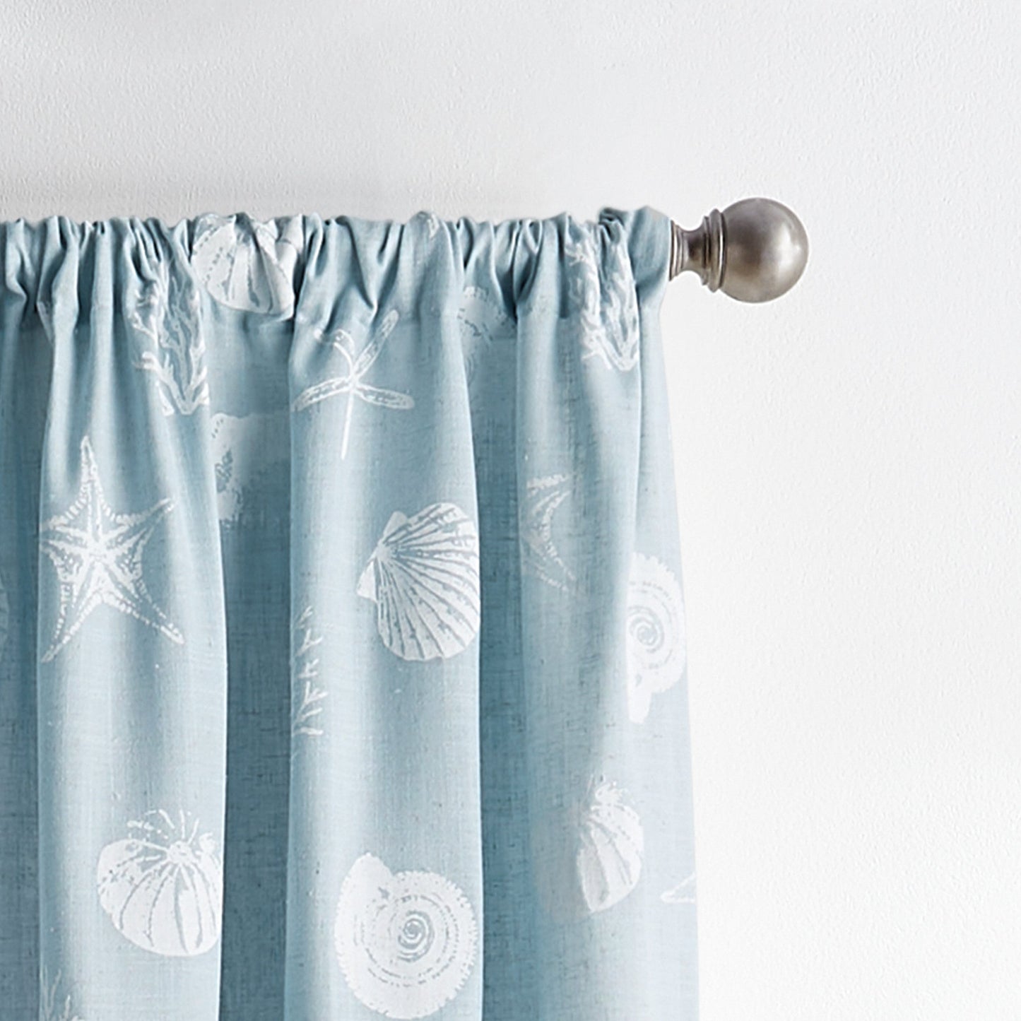 Destinations Seashells Curtain Panel Paare