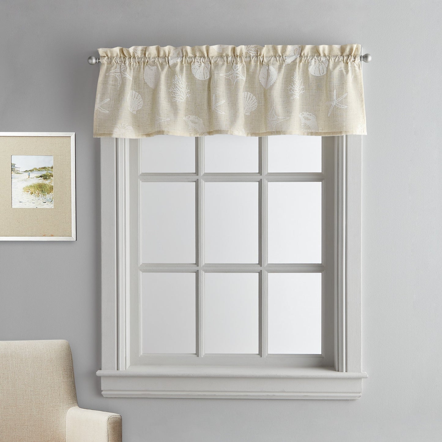 Destinationen Seashells Valance