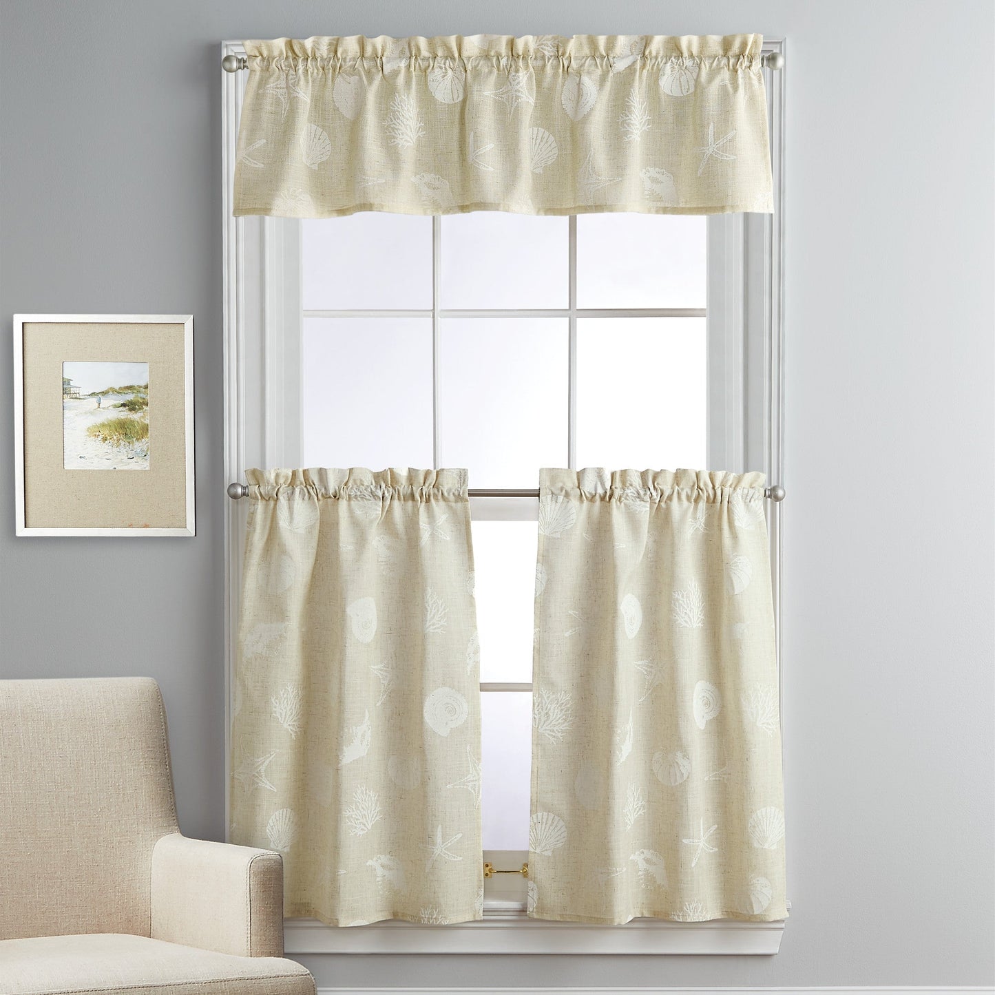 Destinationen Seashells Valance