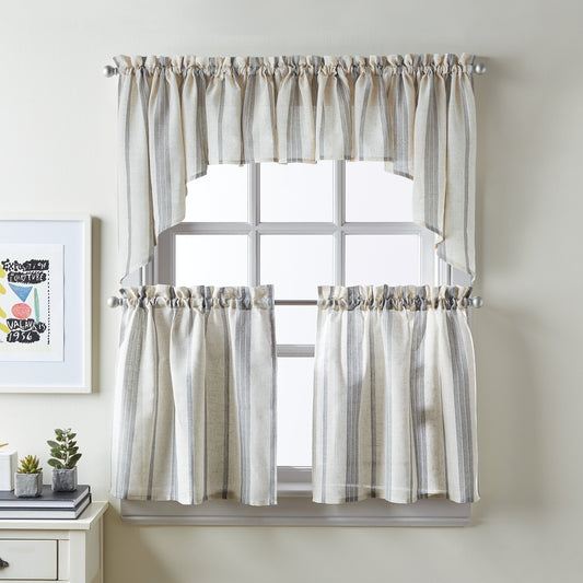 Curtainworks Mckenzie Tier & Valance Separates