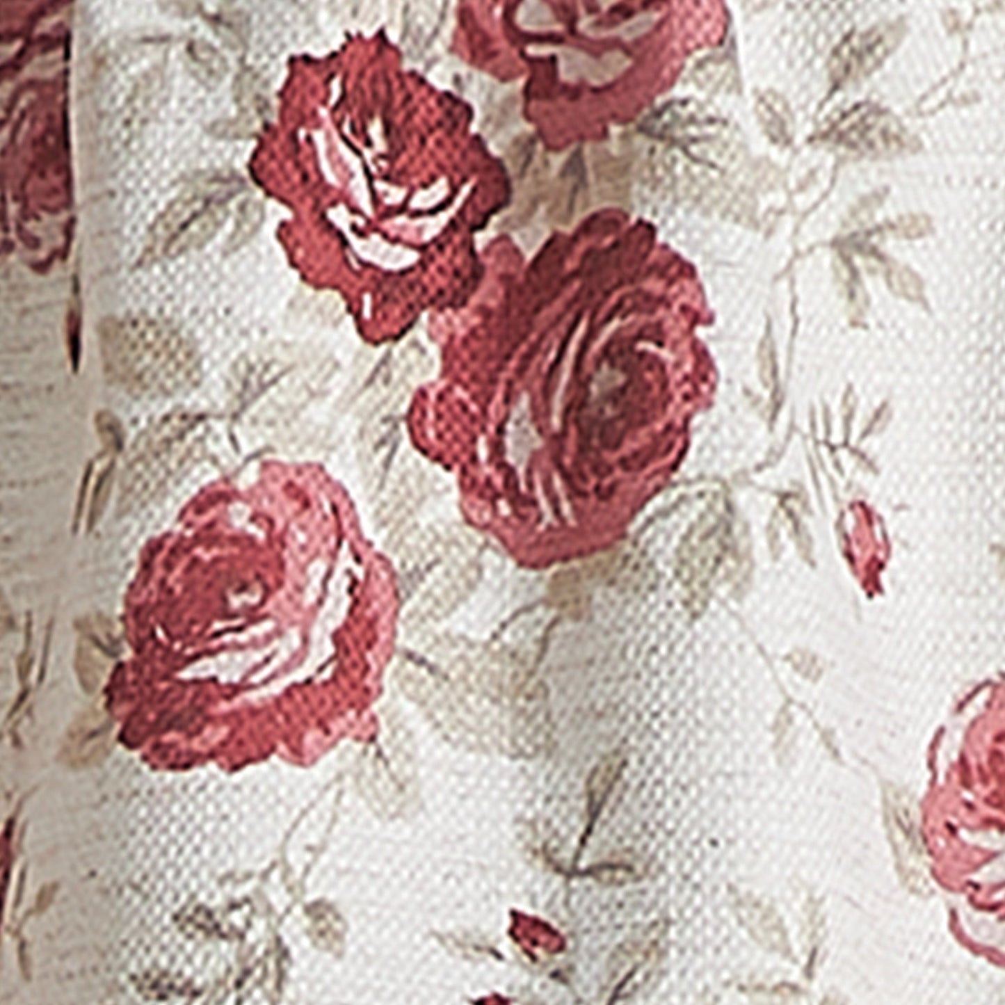 Curtainworks Antique Rose Valance & Tier 3pc Set