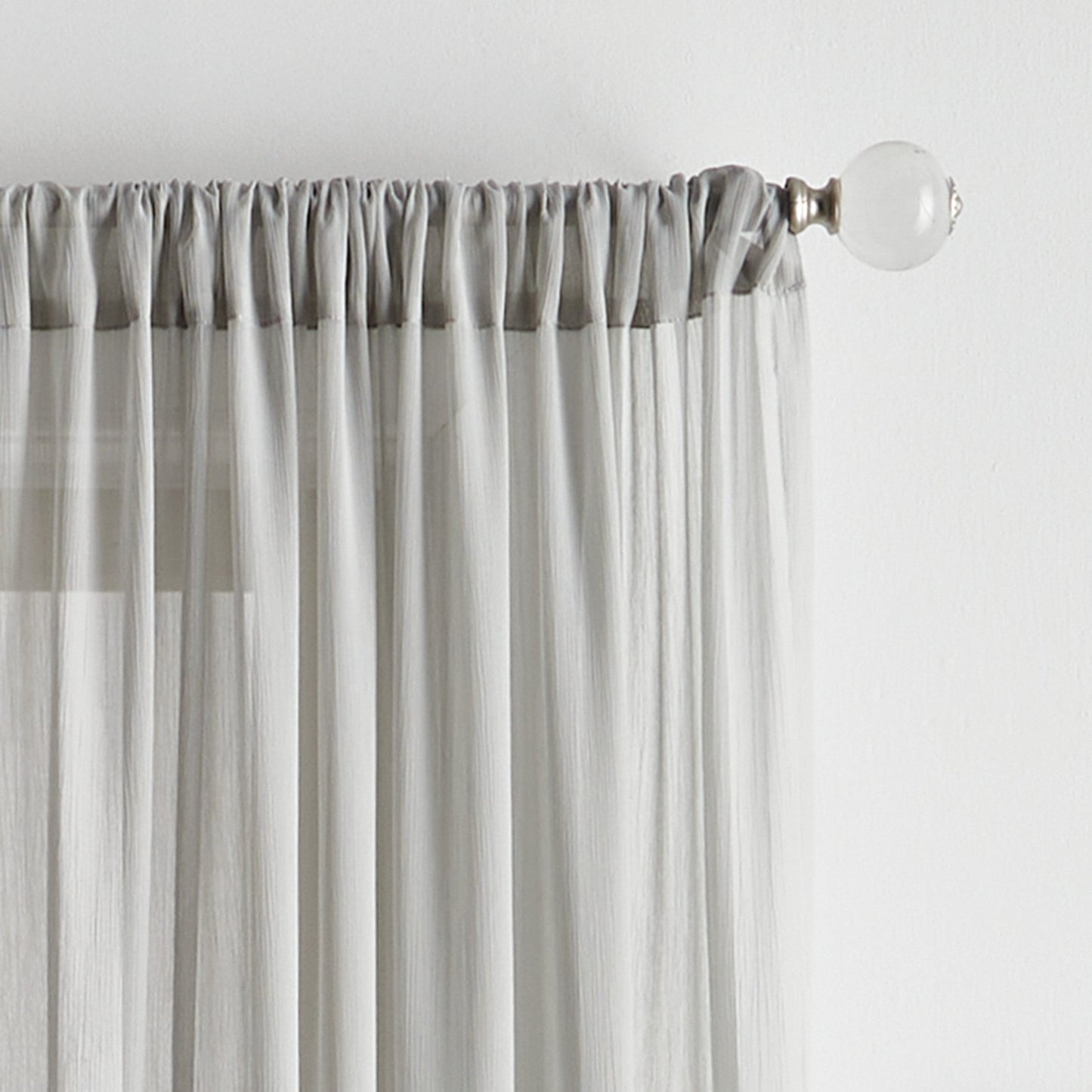 Martha Stewart Glacier Sheer, Set von 2 Panels