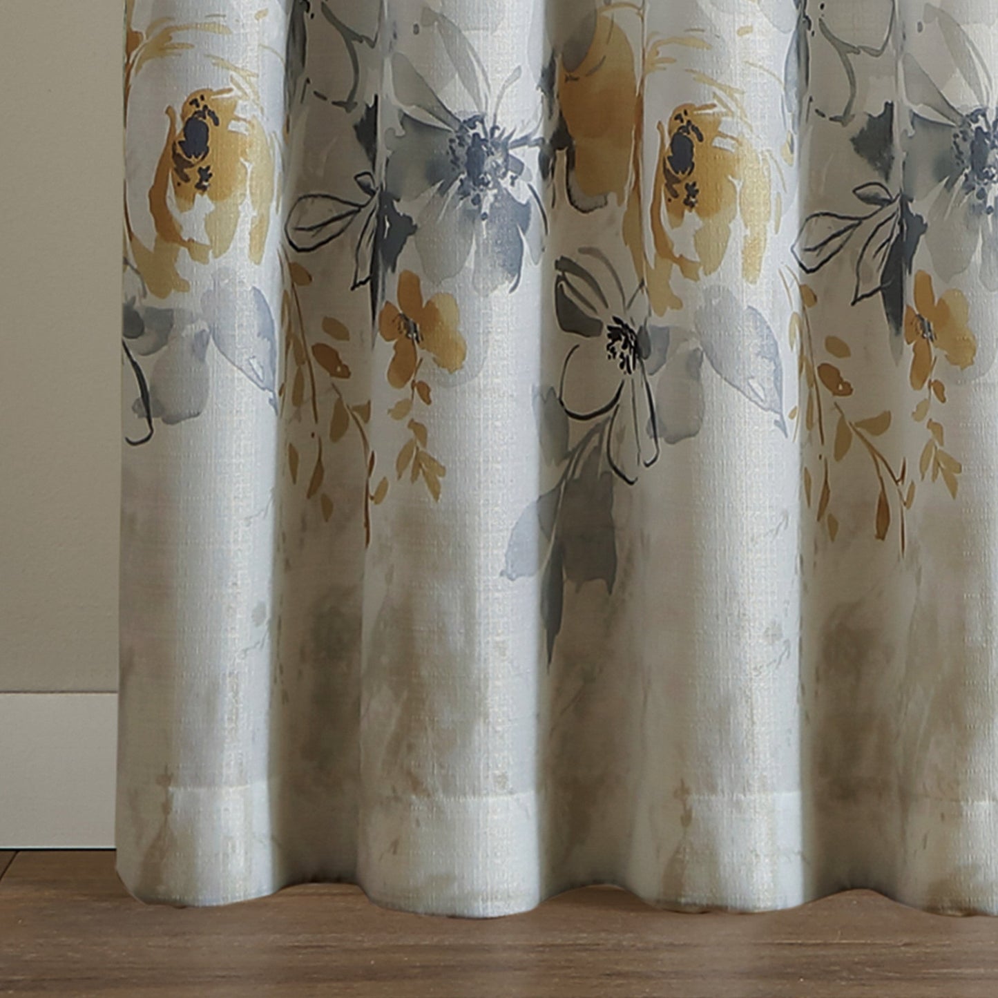 Vorhangarbeiten Aquarell Floral Poletop Fenstervorhang Panel