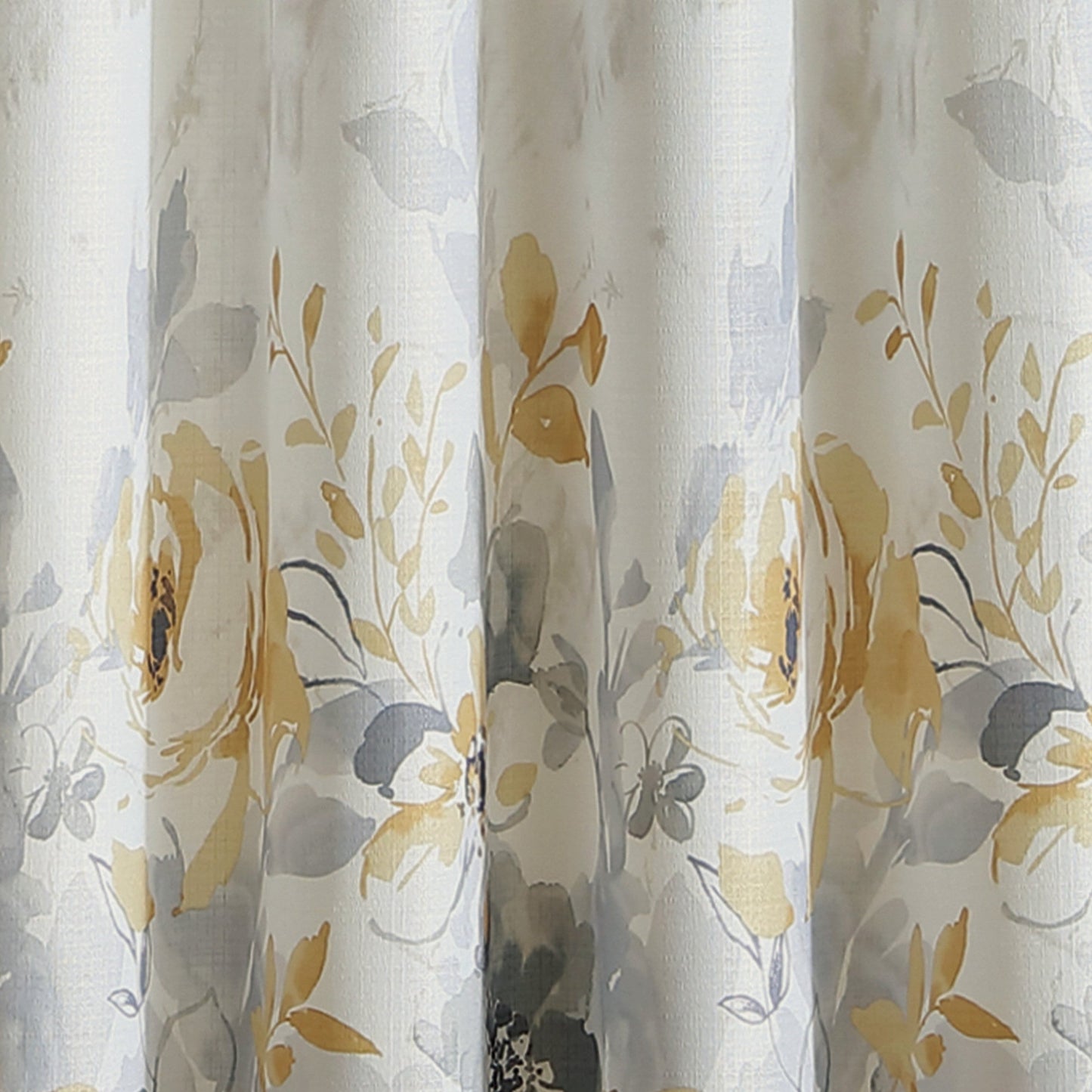 Vorhangarbeiten Aquarell Floral Poletop Fenstervorhang Panel
