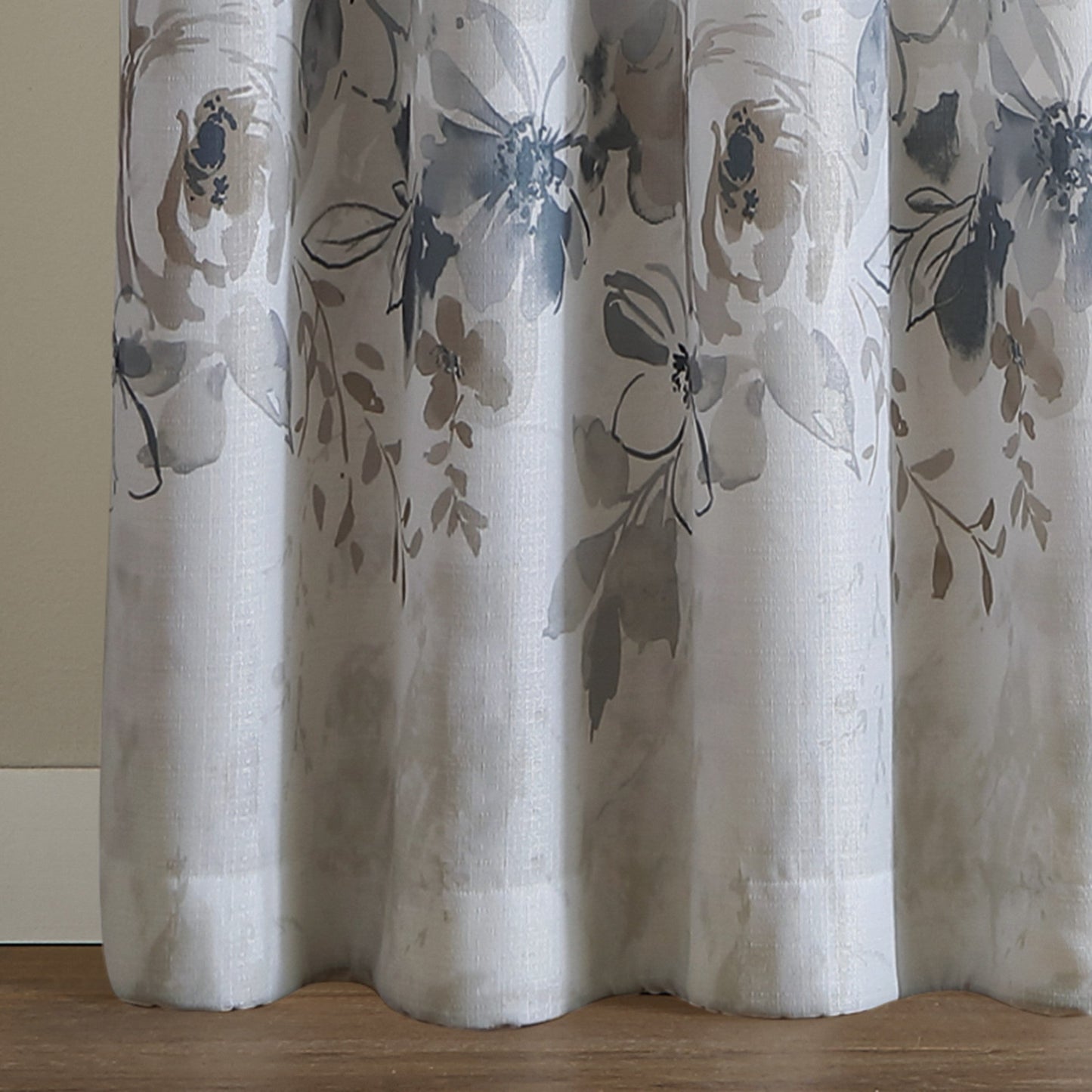 Vorhangarbeiten Aquarell Floral Poletop Fenstervorhang Panel
